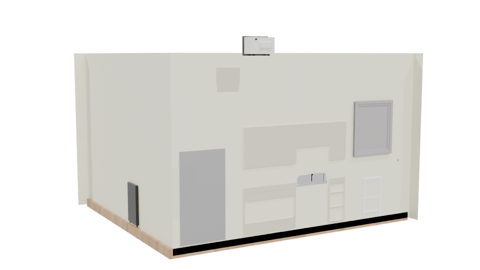 Modern Kitchen Interior 3D Model - Professional 3D Model Render 4