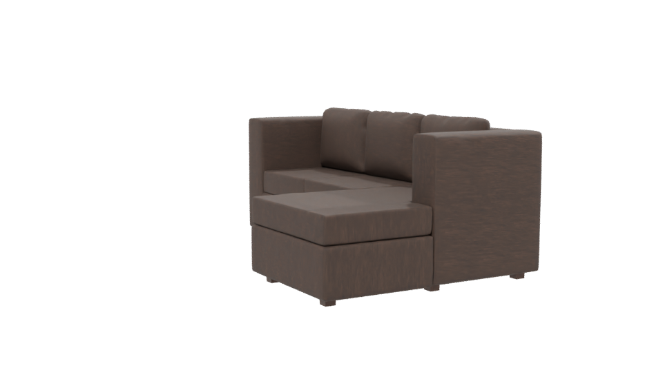 Cozy Fabric Sofa 3D Model - Professional 3D Model Render 13