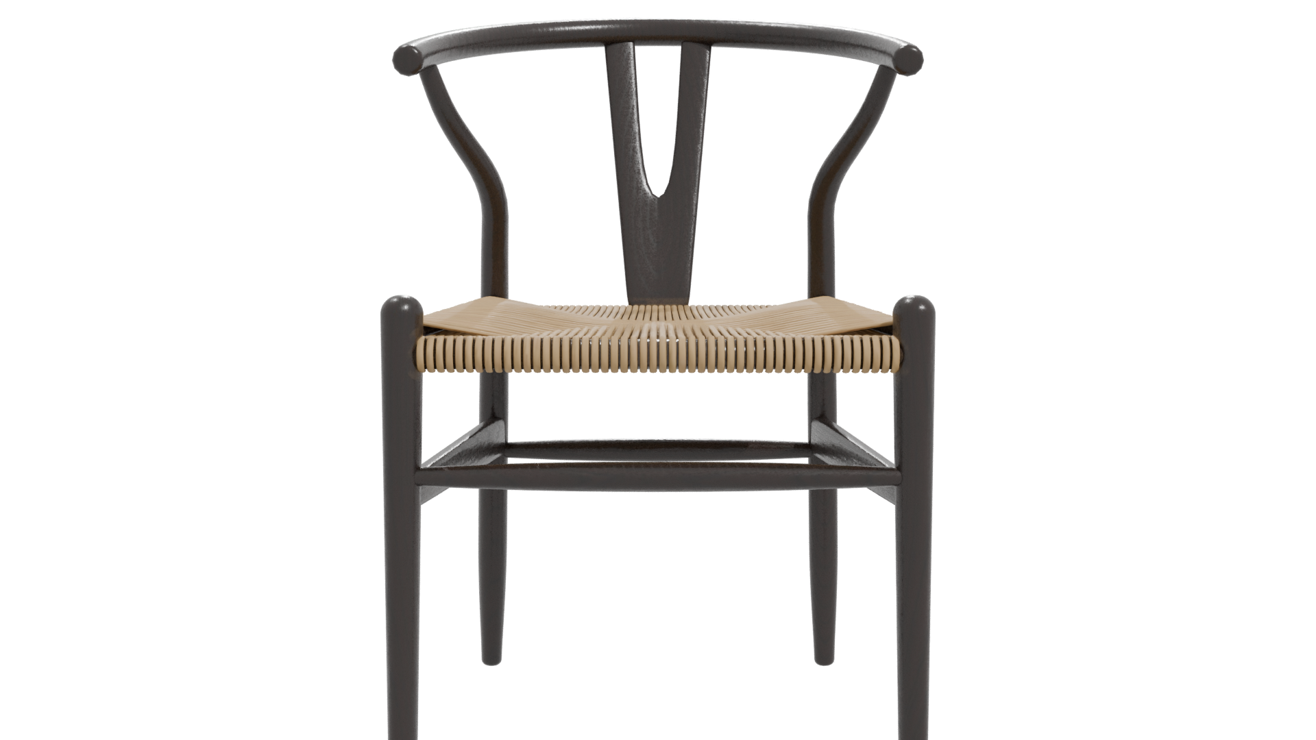 Stylish Wooden Dining Chair Model - Professional 3D Model Render 11