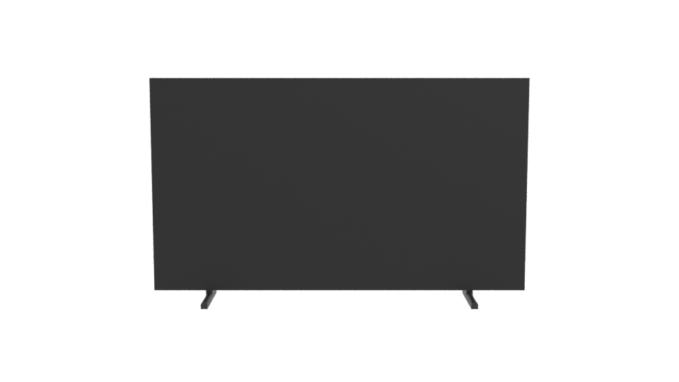 Sleek Minimalist Television Model - Professional 3D Model Render 11