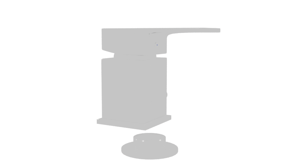 Industrial Metal Desk Clamp Model - Professional 3D Model Render 9