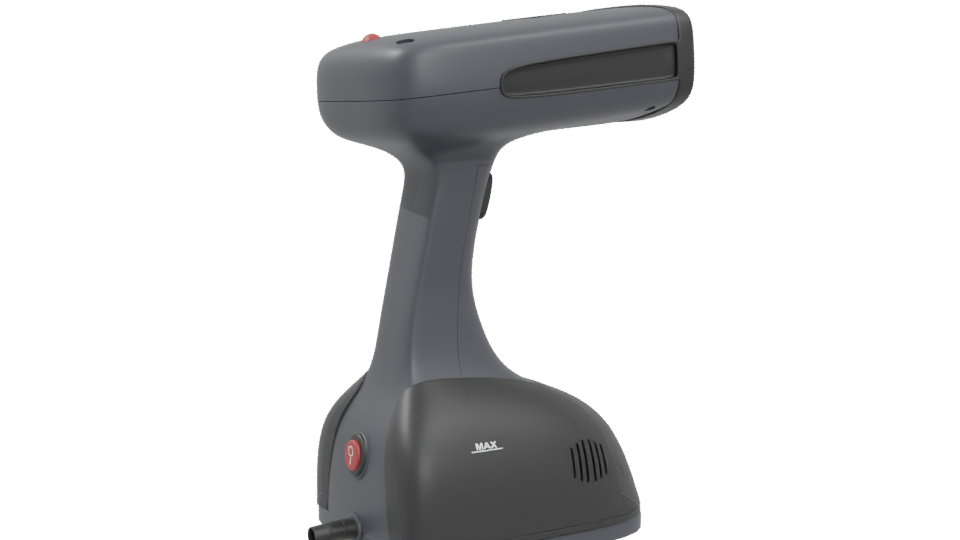 Sleek Handheld Steamer 3D Model - Professional 3D Model Render 4