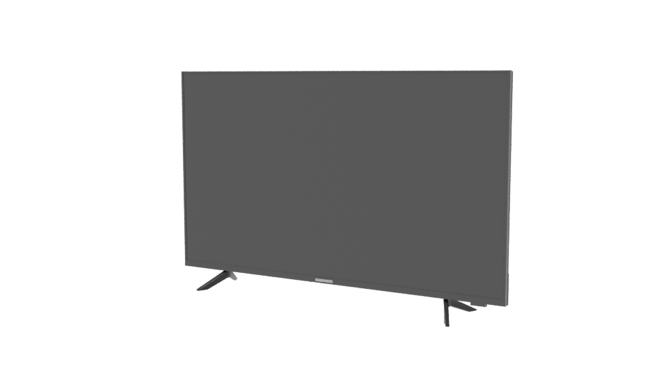 Sleek Modern Television Model - Professional 3D Model Render 12