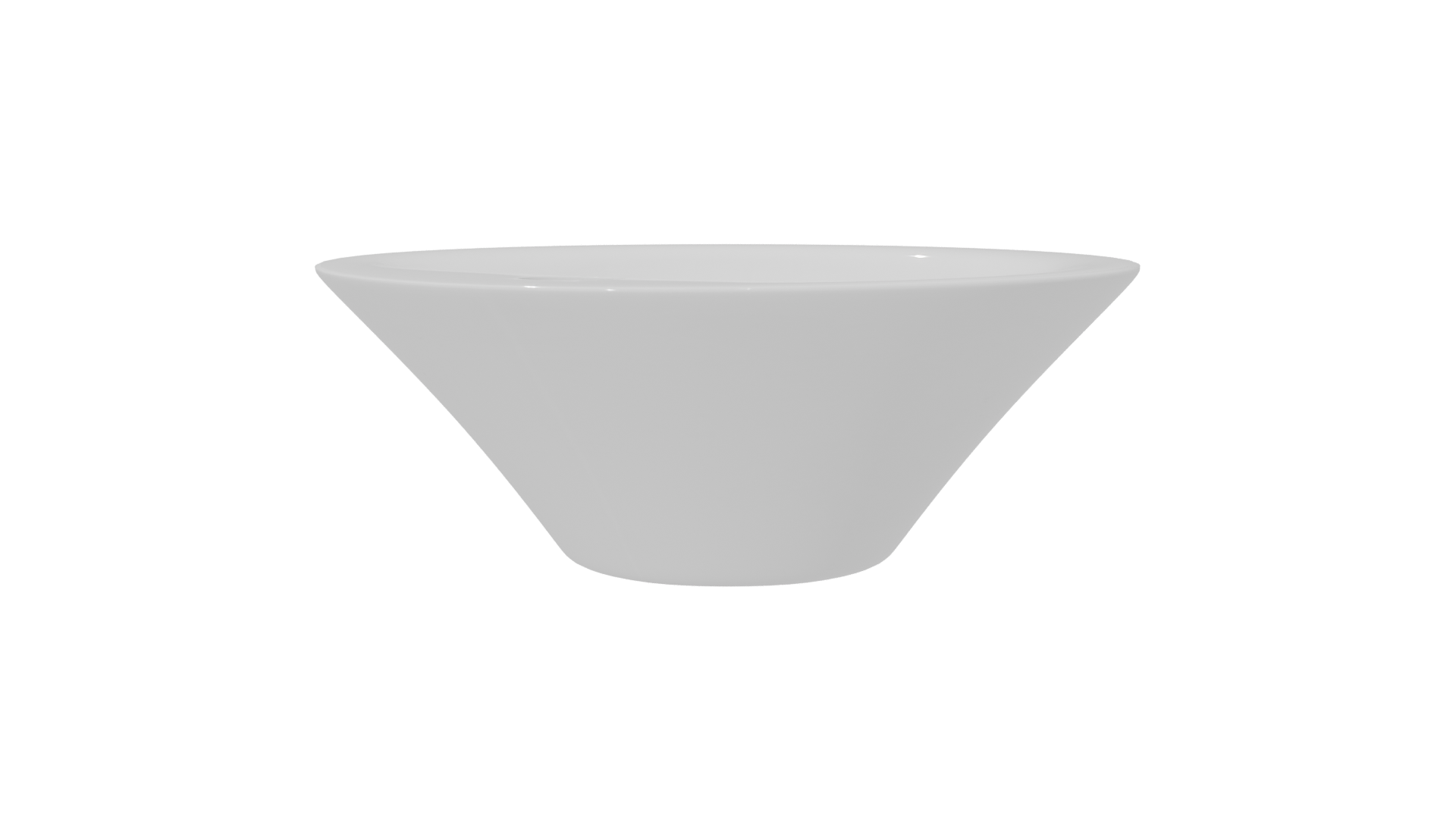 Sleek Ceramic Bowl 3D Model - Professional 3D Model Render 6