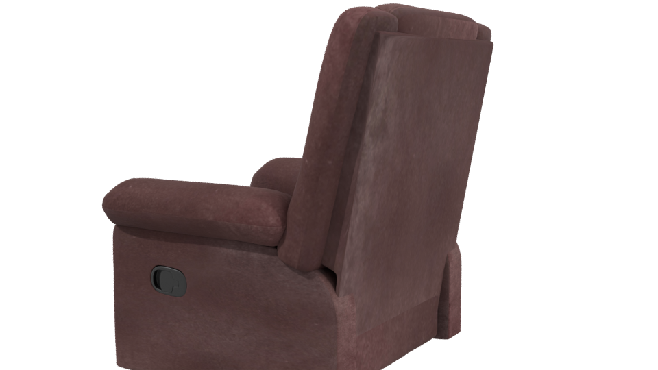 Comfortable Reclining Armchair Model - Professional 3D Model Render 3