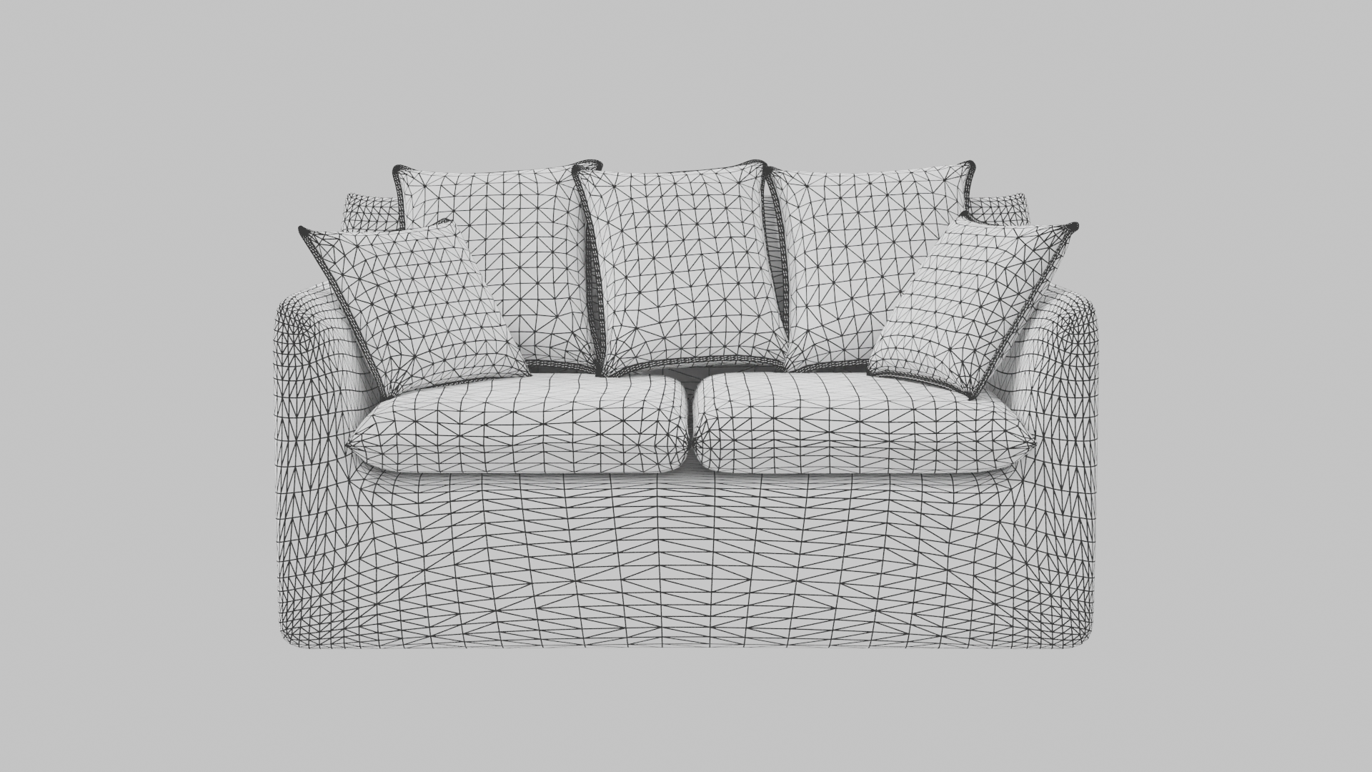Stylish Modern Sofa 3D Model - Professional 3D Model Render 15