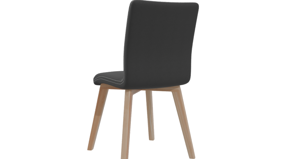 Stylish Modern Dining Chair 3D - Professional 3D Model Render 4