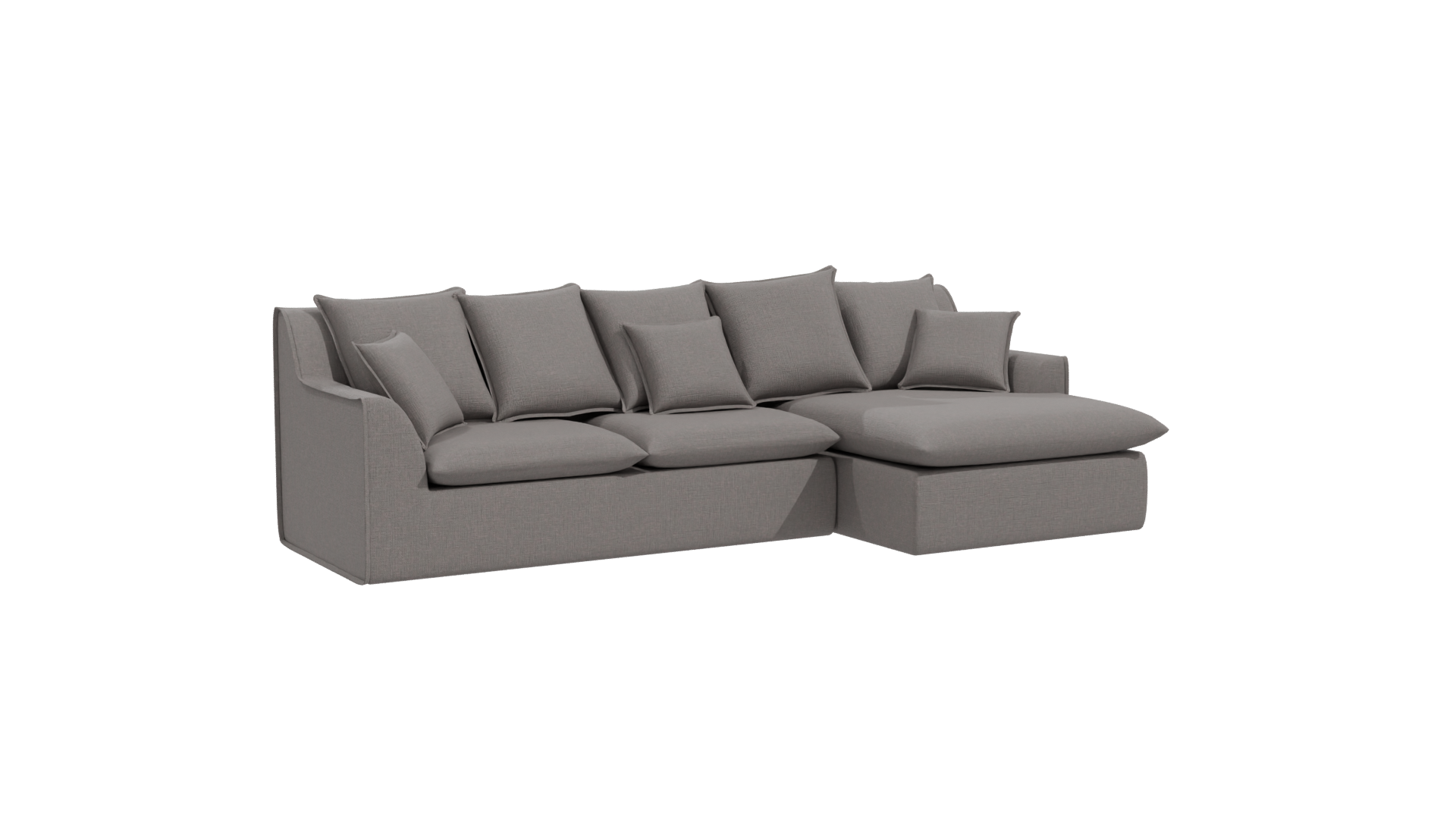 Modern Fabric Sofa 3D Model - Professional 3D Model Render 10