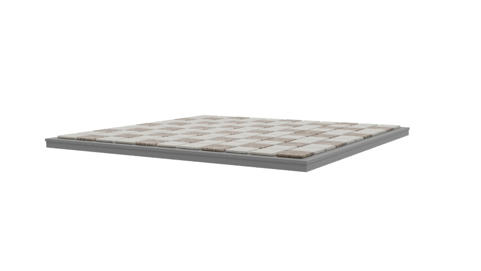 Stylish Ceramic Tile Floor 3D - Professional 3D Model Render 9