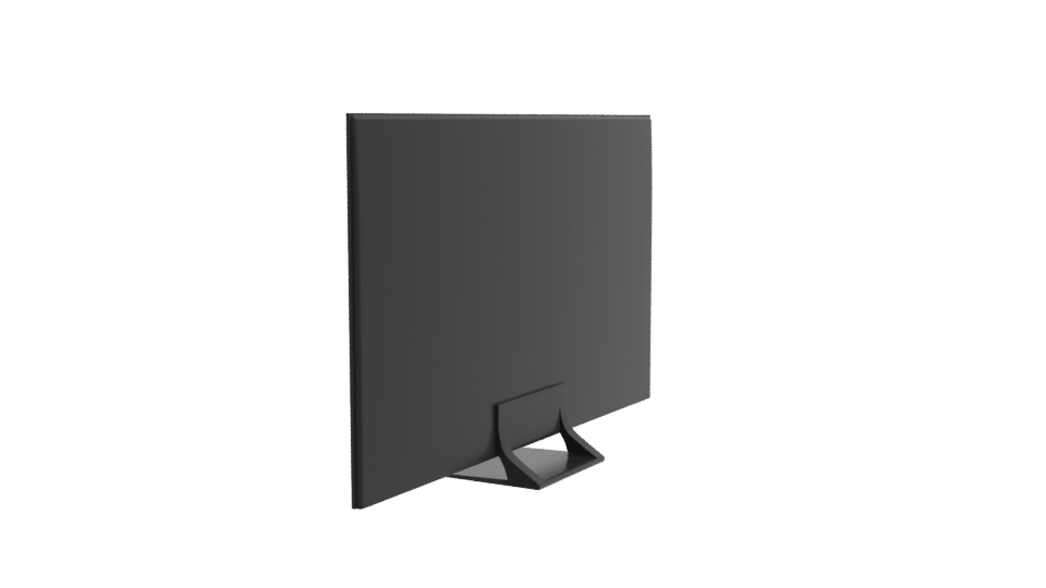 Sleek Modern Television 3D Model - Professional 3D Model Render 3