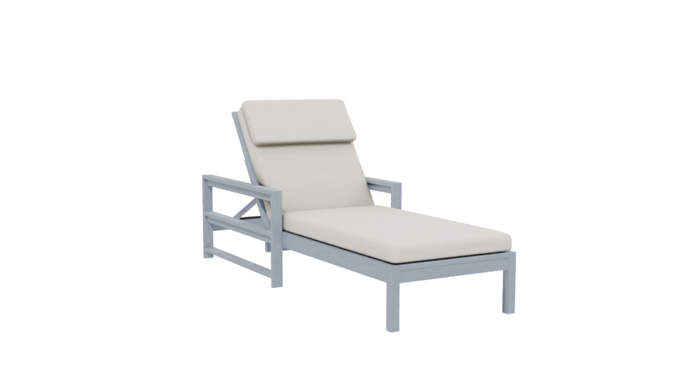 Stylish Outdoor Lounge Chair 3D - Professional 3D Model Render 13