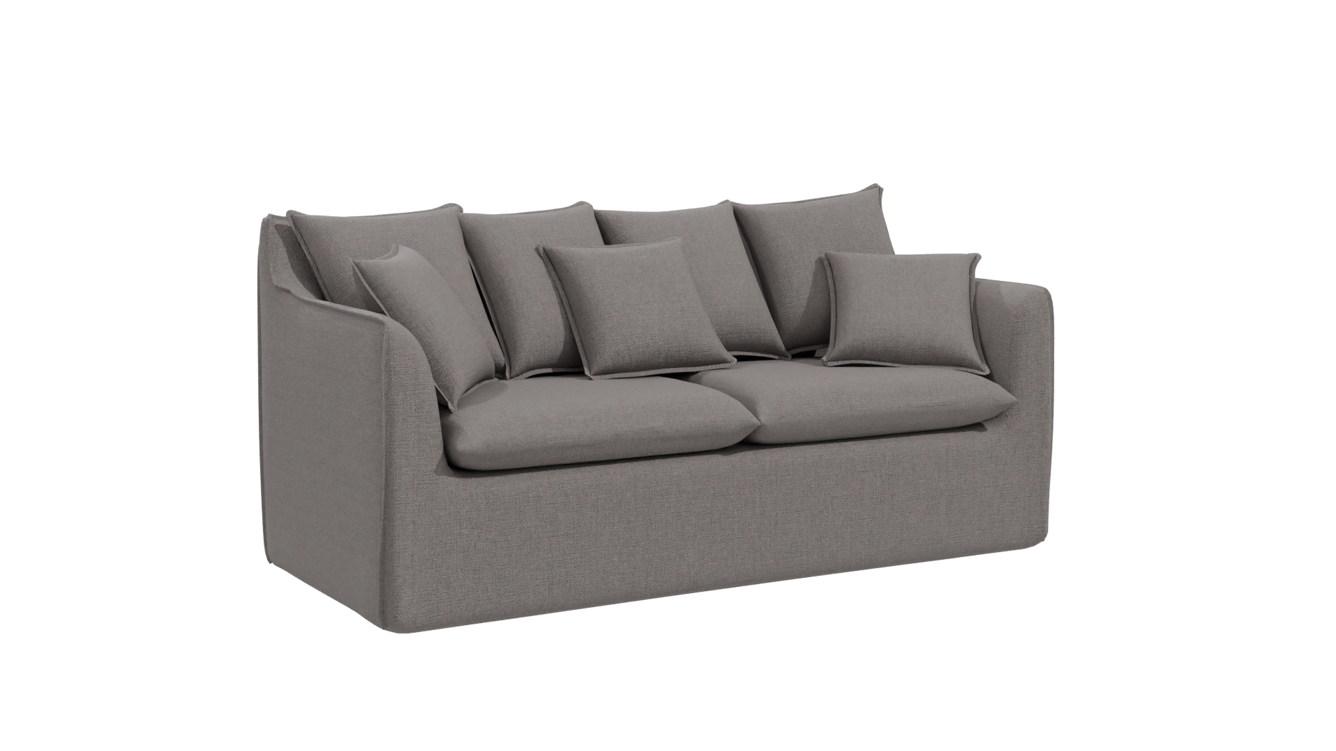 Stylish Fabric Sofa 3D Model - Professional 3D Model Render 10