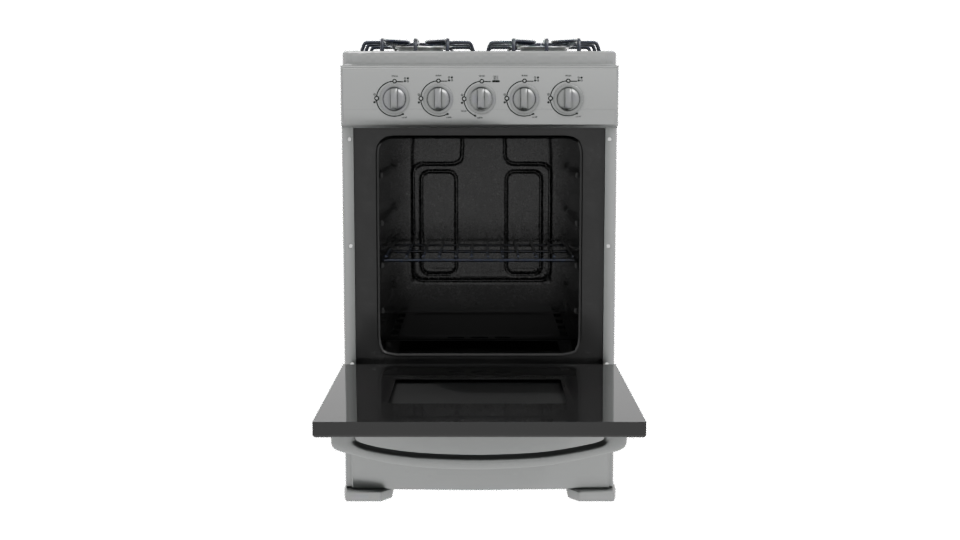 Gas Range Oven 3D Model - Professional 3D Model Render 11