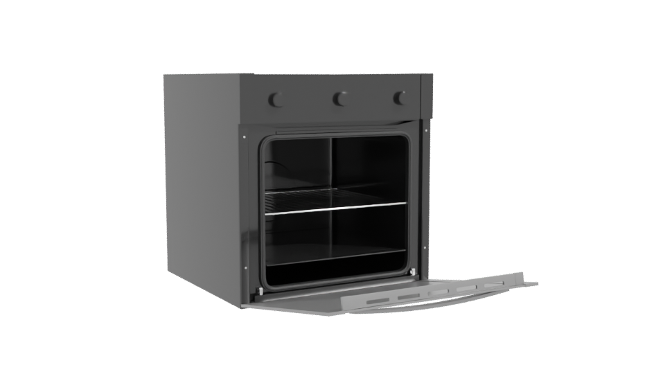 Realistic Kitchen Oven 3D Model - Professional 3D Model Render 10