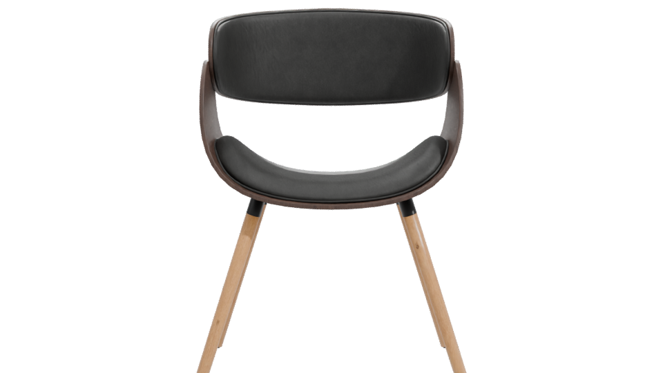 Stylish Modern Accent Chair 3D Model - Professional 3D Model Render 11