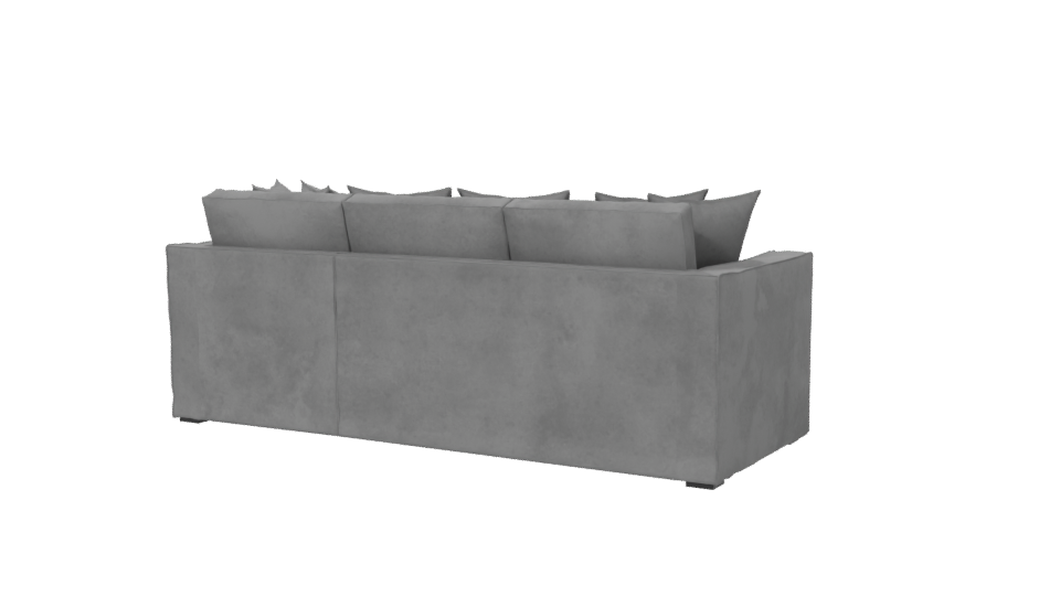 Contemporary L-Shaped Sofa 3D Model - Professional 3D Model Render 6