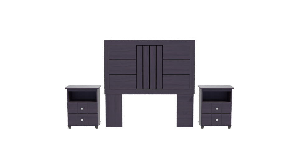 Stylish Bedroom Furniture Set 3D - Professional 3D Model Render 11