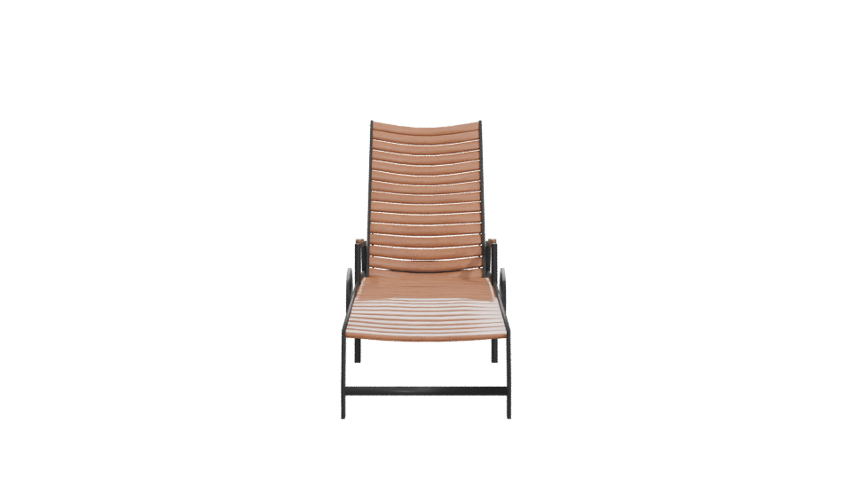 Reposera Flamingo Rueda Lounge Chair 3D - Professional 3D Model Render 11