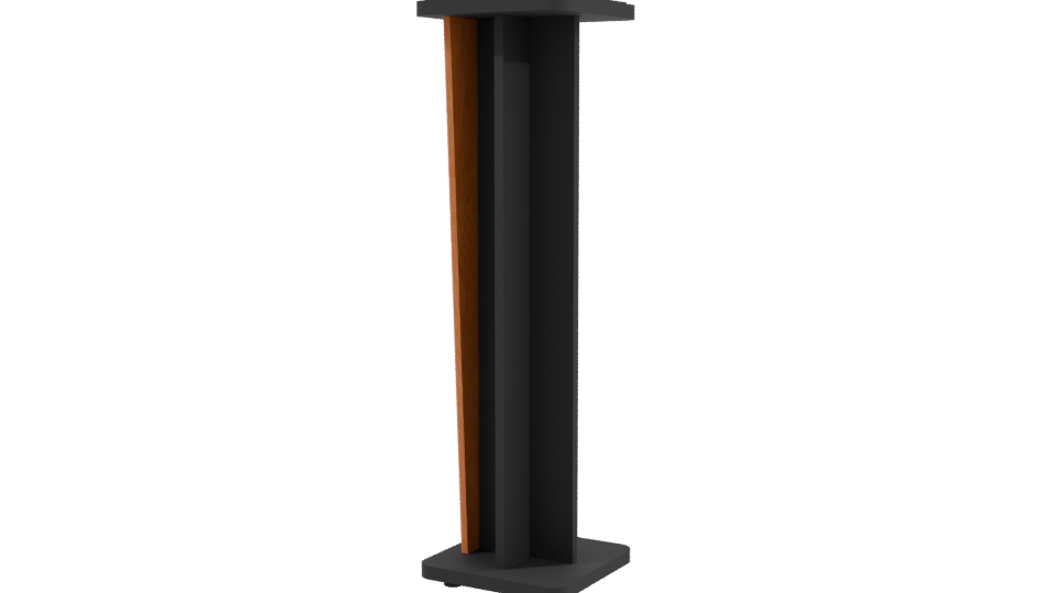 Stylish Wooden Podium Model - Professional 3D Model Render 3
