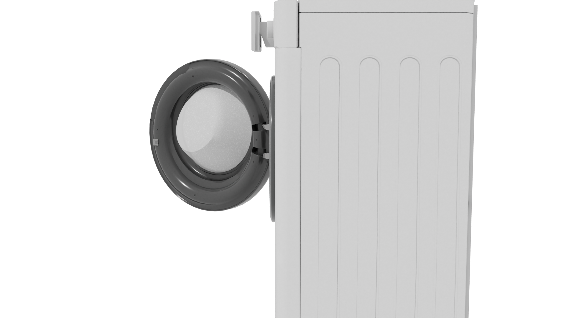 Realistic Washing Machine Model - Professional 3D Model Render 2