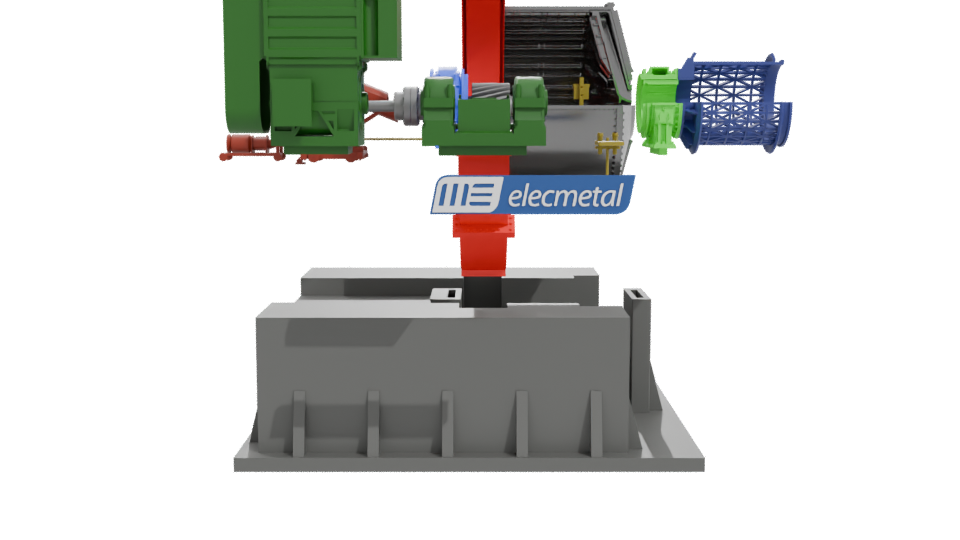 Industrial Machine Model 3D - Professional 3D Model Render 11