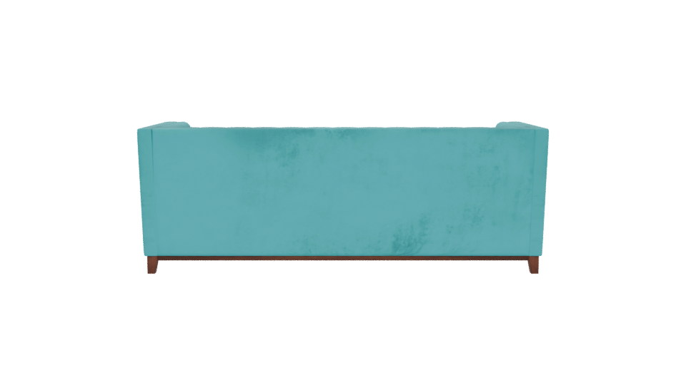 Stylish Velvet Sofa 3D Model - Professional 3D Model Render 5