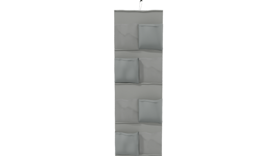 Tie Hanging Organizer 3D Model - Professional 3D Model Render 2