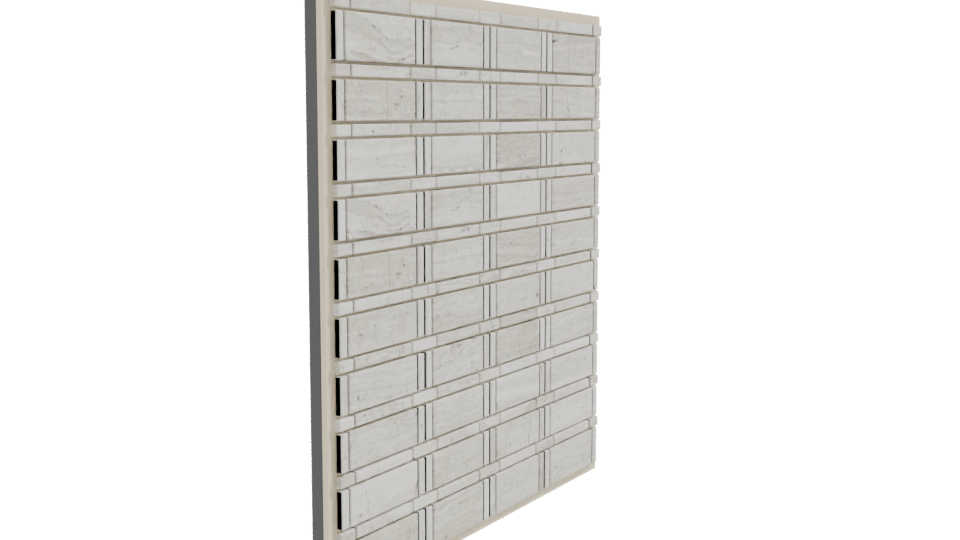 Modern Wall Storage Unit 3D - Professional 3D Model Render 9