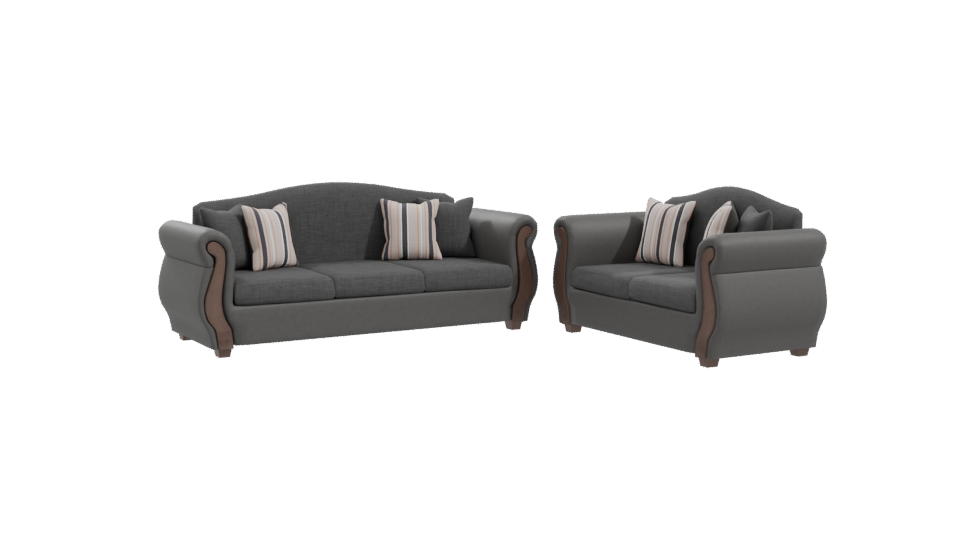 Elegant Fabric Sofa 3D Model - Professional 3D Model Render 10