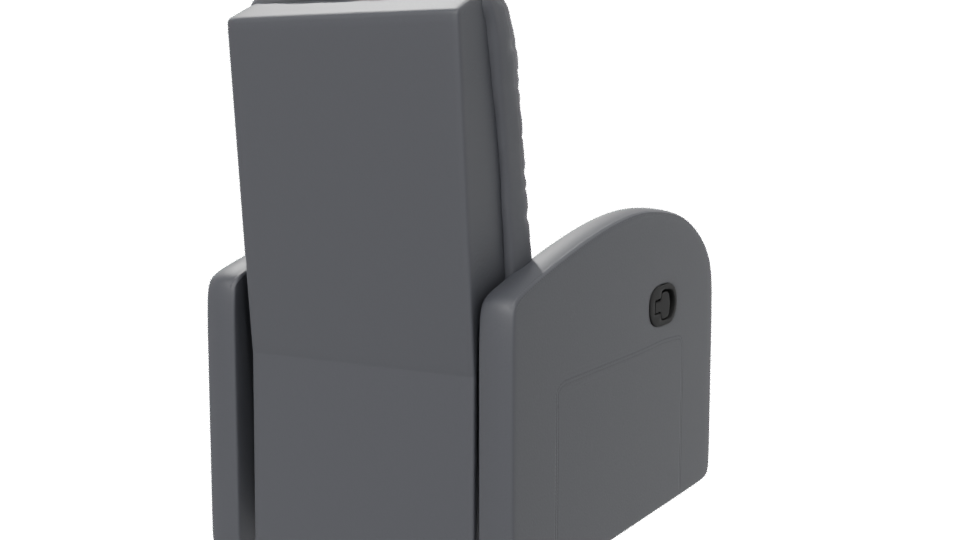 Luxurious Reclining Armchair Model - Professional 3D Model Render 6