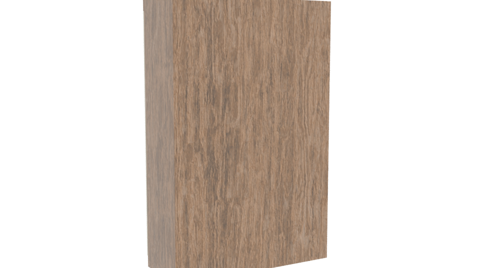 Stylish Wooden Wardrobe Model 3D - Professional 3D Model Render 4