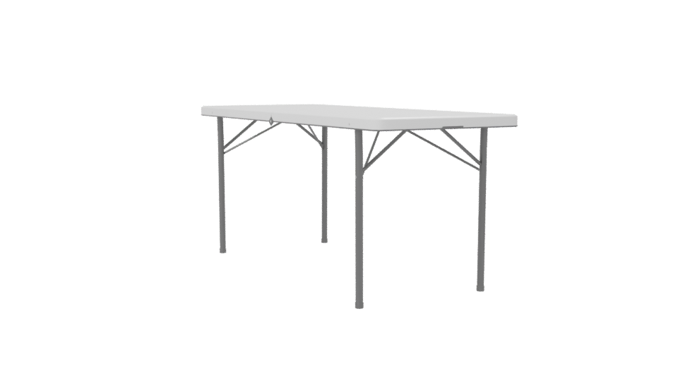 Folding Table 3D Model - Professional 3D Model Render 7