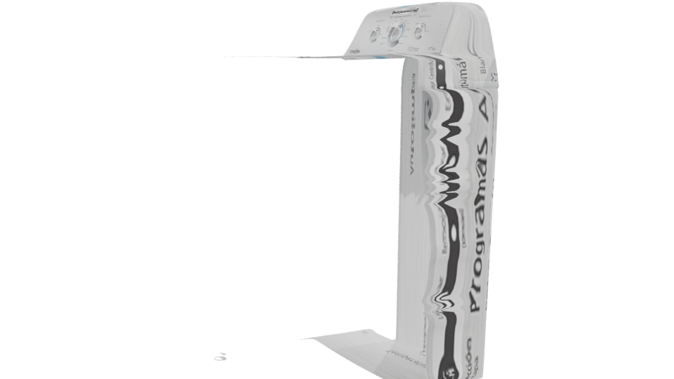 Stylish Top-Load Washing Machine 3D - Professional 3D Model Render 13