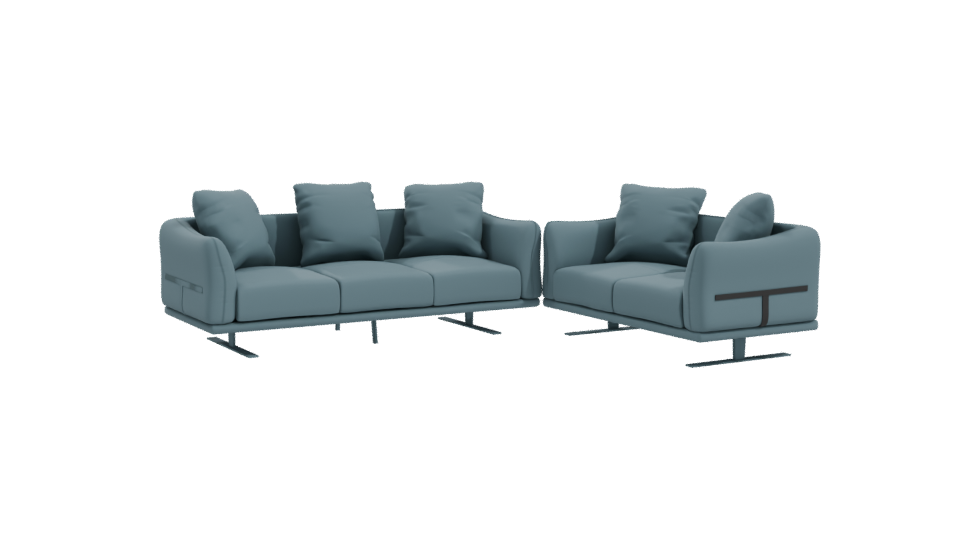 Stylish Modern Sectional Sofa 3D - Professional 3D Model Render 10
