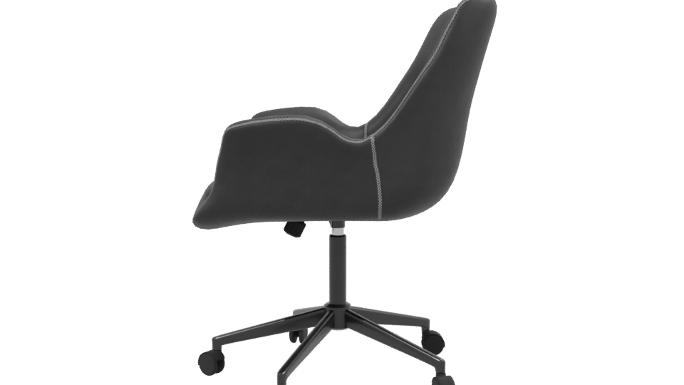 Stylish Modern Office Chair 3D - Professional 3D Model Render 2