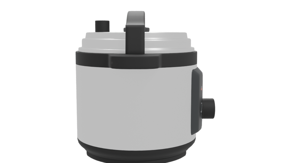 Stylish Kitchen Pressure Cooker 3D - Professional 3D Model Render 11