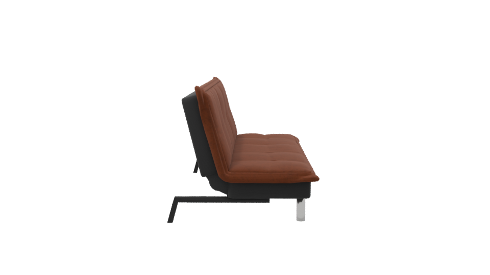Stylish Brown Sofa 3D Model - Professional 3D Model Render 8