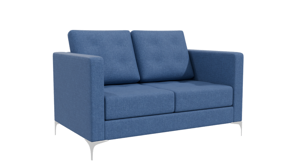 Stylish Modern Two-Seater Sofa - Professional 3D Model Render 10