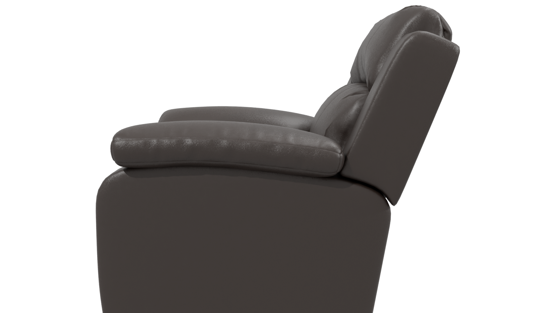 Leather Recliner Chair 3D Model - Professional 3D Model Render 2