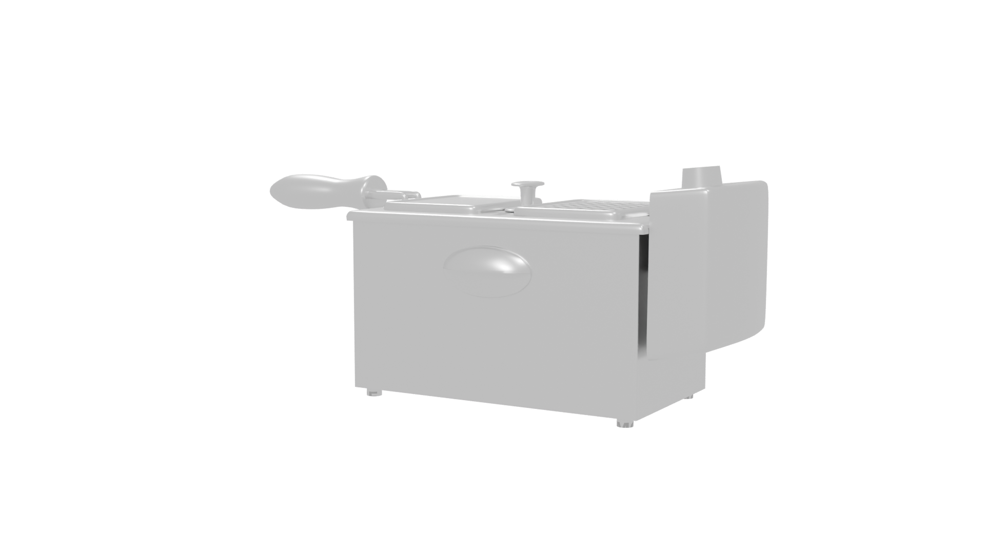 Freidora Milos 3 Litros 3D Model - Professional 3D Model Render 6