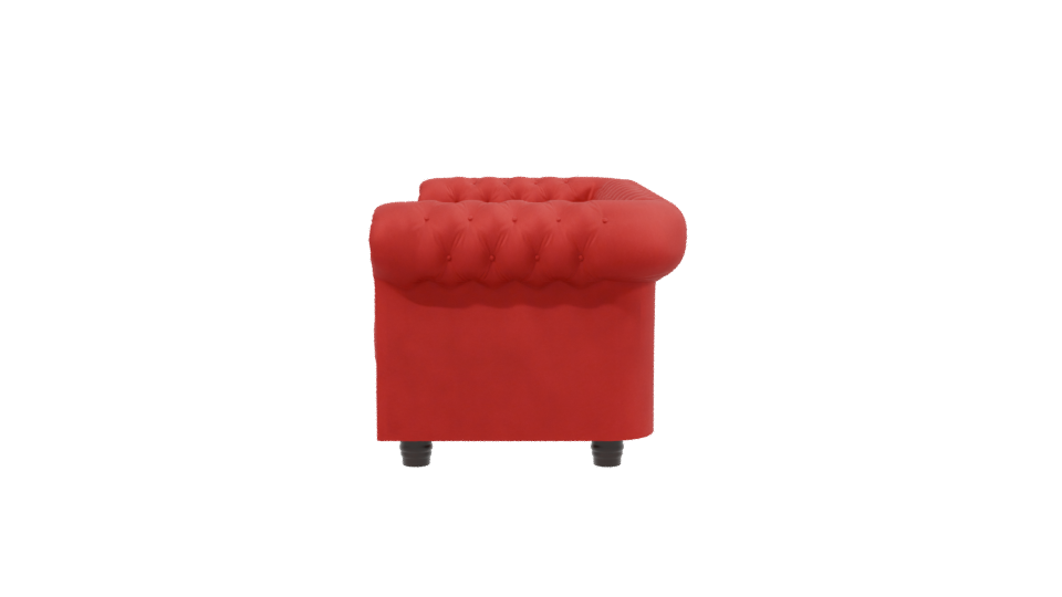 Chesterfield Style Sofa 3D - Professional 3D Model Render 2