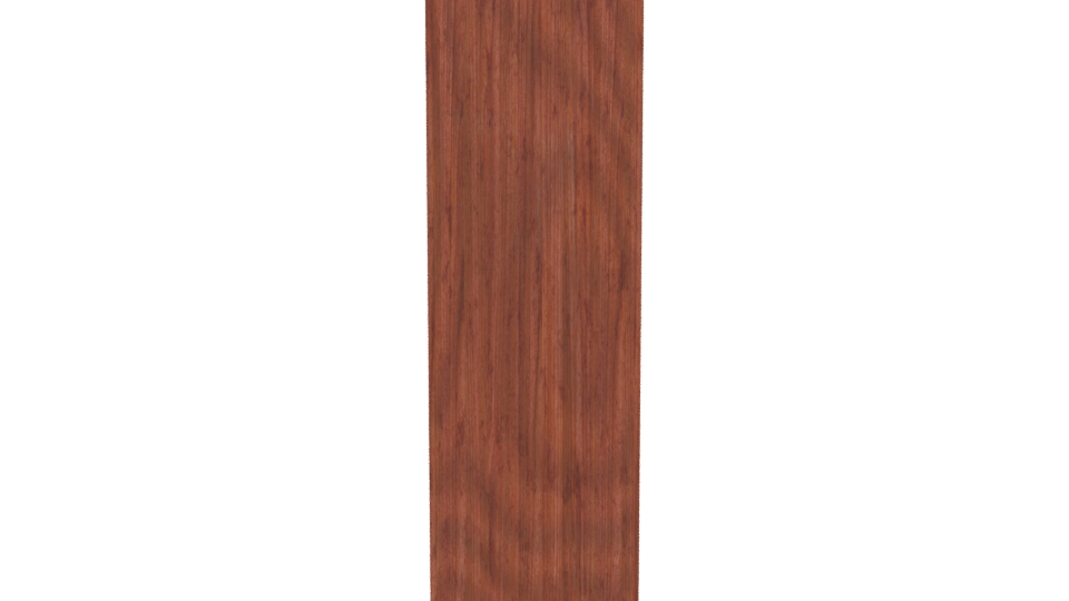 Stylish Wooden Wardrobe Model - Professional 3D Model Render 5