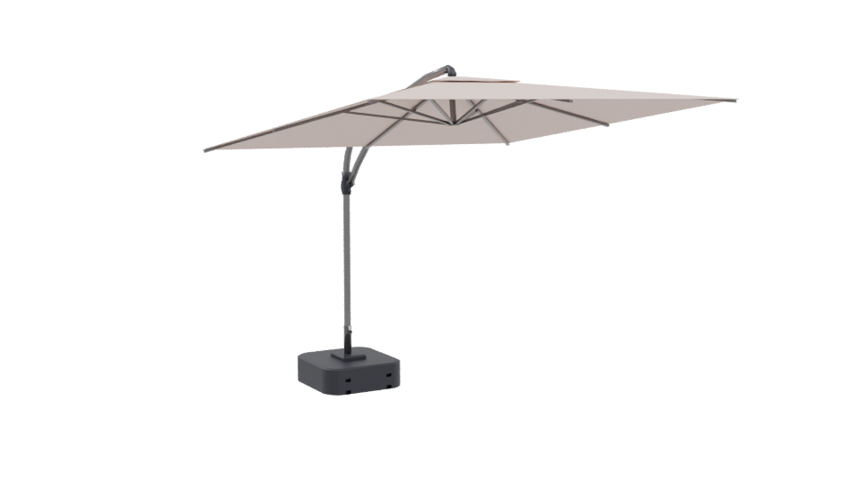Stylish Outdoor Umbrella 3D Model - Professional 3D Model Render 4