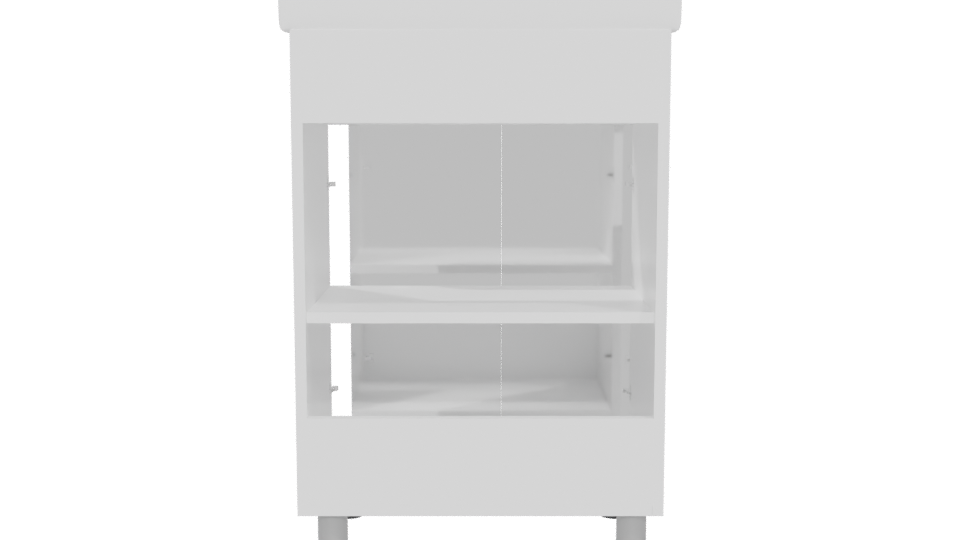 Sleek Modern Bathroom Vanity 3D Model - Professional 3D Model Render 5