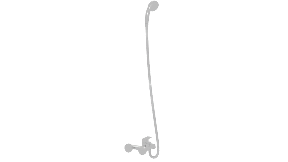 Stylish Shower Head 3D Model - Professional 3D Model Render 6