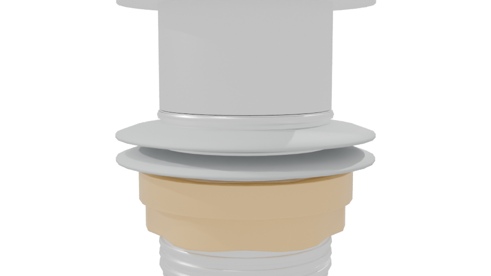 Stylish Bathroom Sink Drain 3D - Professional 3D Model Render 8