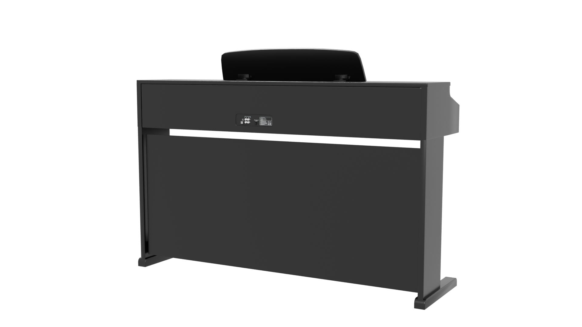 Elegant Digital Piano Model 3D - Professional 3D Model Render 6