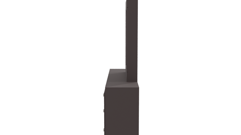 Elegant Modern Vanity Set 3D - Professional 3D Model Render 2