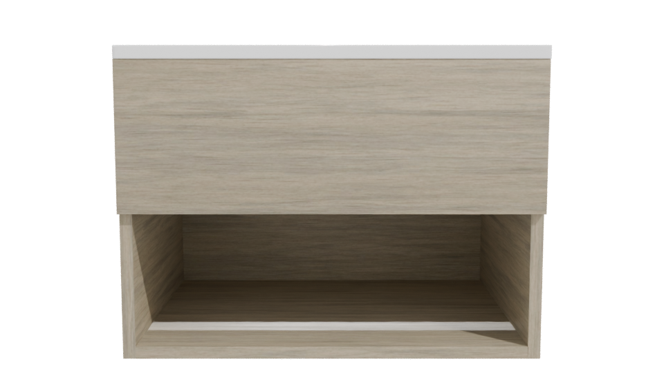 Modern Wooden Bathroom Vanity 3D - Professional 3D Model Render 11