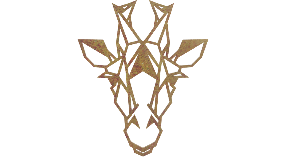 Stylized Giraffe Head Model - Professional 3D Model Render 11